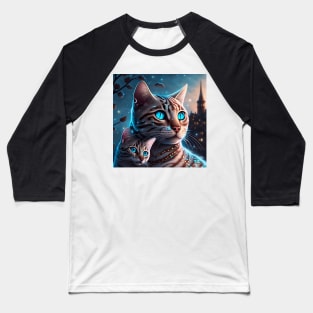 Bengal Cats Baseball T-Shirt